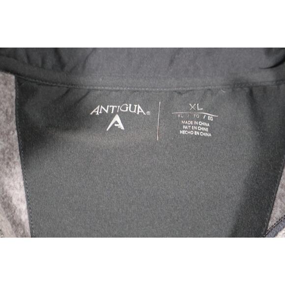 Indianapolis Colts Pullover Mens XL Gray Antigua NFL Quarter Zip Sweater Jacket - Picture 4 of 6